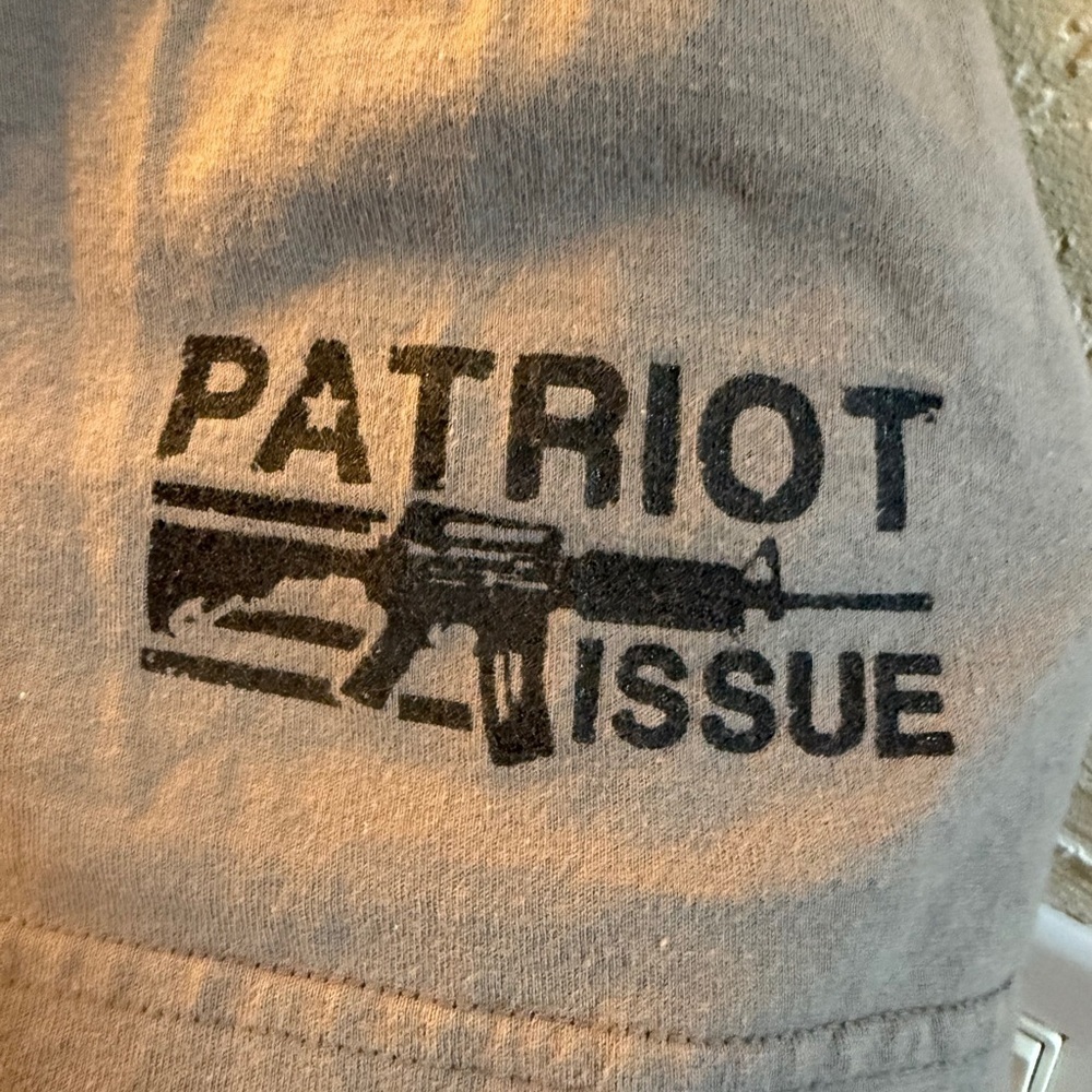 Mens XL Patriot Shirt If my flag offends you I will help you pack your bag - Picture 4 of 12